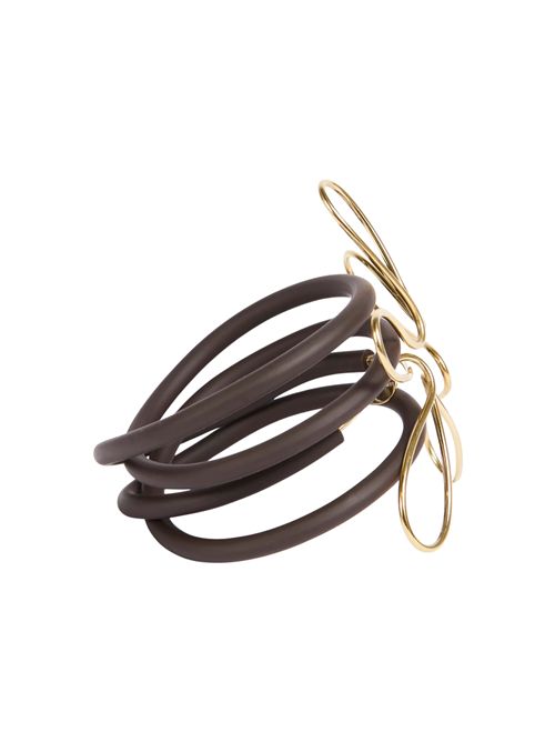 Bracciale Nina in caucciù e metallo Liviana Conti | A6SJ35W18-Z